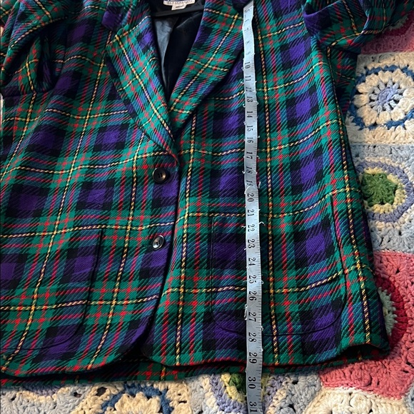 Pendleton Y2K Multicolor Plaid Blazer - Picture 9 of 9